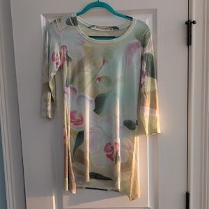 Soft Surroundings Pastel Floral Tunic